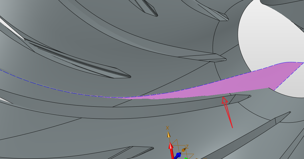 旋转机械叶轮流体域单流道通用抽取方法